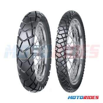 Combo de pneus Mitas E-08 90/90-21 + 130/80-18